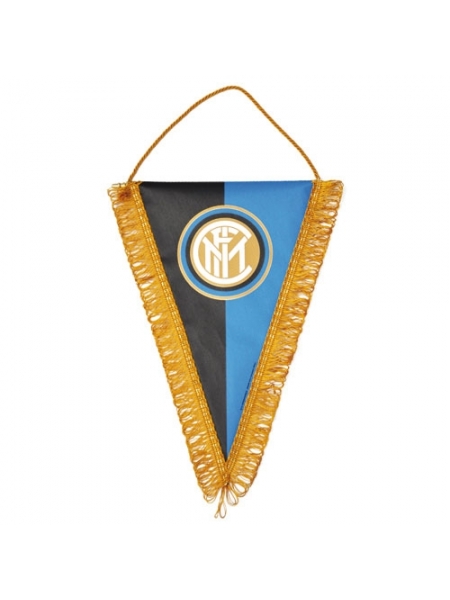 Gagliardetto triangolare grande con logo ufficiale Inter